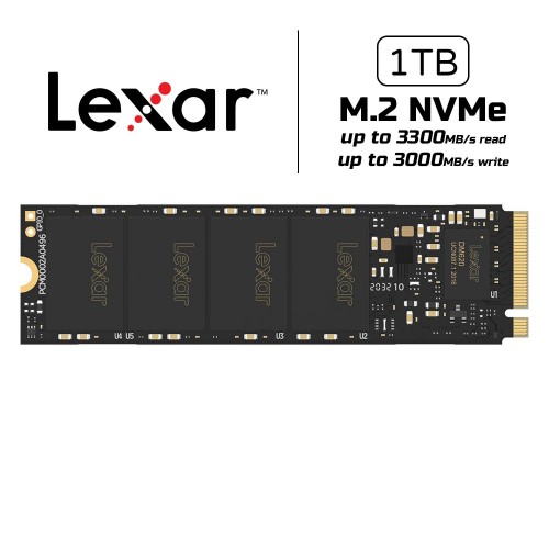 כונן קשיח פנימי ביצועים גבוהים Lexar 1TB NM620 M.2 2280 NVMe SSD