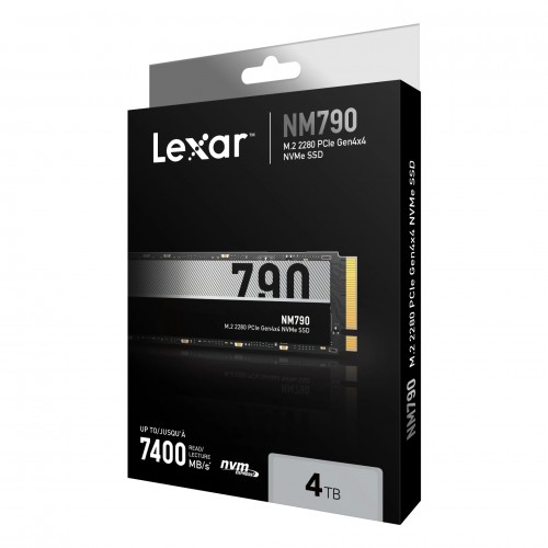 כונן קשיח SSD Lexar LNM790 בנפח 4TB בנפח m.2 NVME PCIe4X4 LNM790X004T-RNNNG