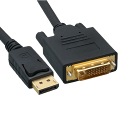 כבל DisplayPort ל-DVI זכר/נקבה 1.5 מטר