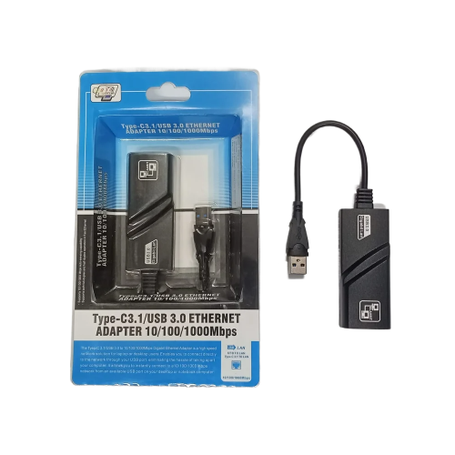 כרטיס רשת USB UA3-45-01BK, USB 3.0, 1 ג'יגה-ביט