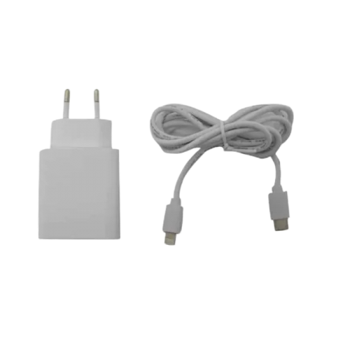 מטען קיר 30W לבן + כבל TYPEC לאייפון